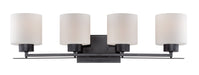 Myhouse Lighting Nuvo Lighting - 60-5304 - Four Light Vanity - Parallel - Aged Bronze