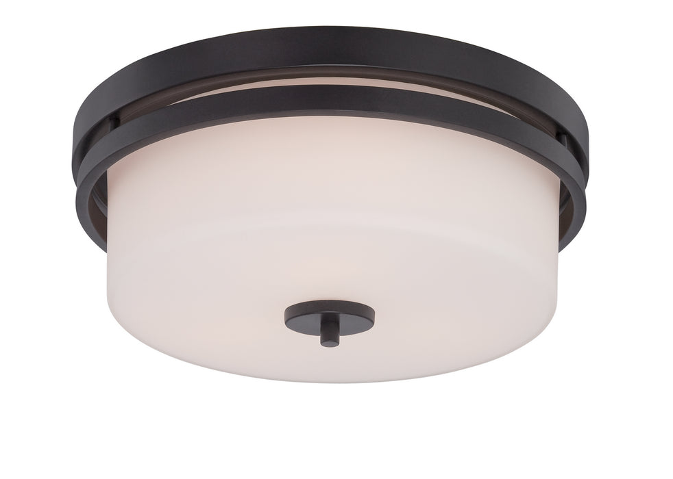 Myhouse Lighting Nuvo Lighting - 60-5307 - Three Light Flush Mount - Parallel - Aged Bronze