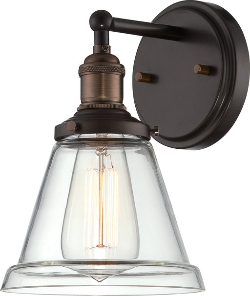 Myhouse Lighting Nuvo Lighting - 60-5512 - One Light Wall Sconce - Vintage - Rustic Bronze