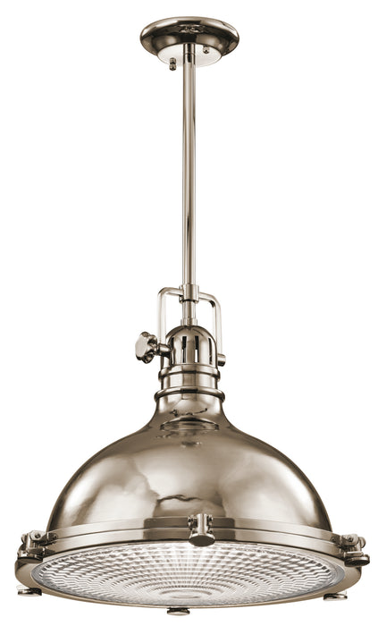 Myhouse Lighting Kichler - 2682PN - One Light Pendant - Hatteras Bay - Polished Nickel