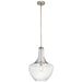 Myhouse Lighting Kichler - 42046NICS - One Light Pendant - Everly - Brushed Nickel