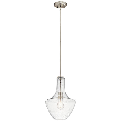 Myhouse Lighting Kichler - 42141NICS - One Light Pendant - Everly - Brushed Nickel