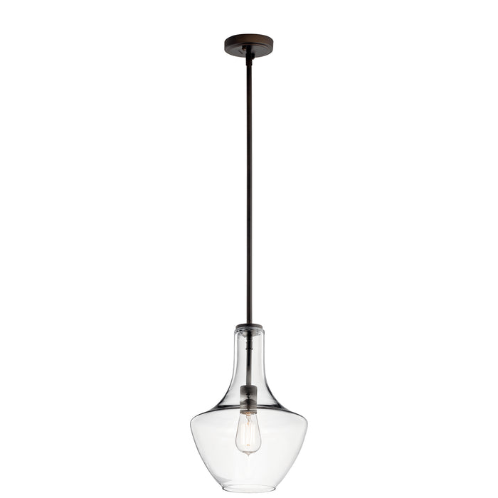 Myhouse Lighting Kichler - 42141OZCLR - One Light Pendant - Everly - Olde Bronze