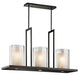 Myhouse Lighting Kichler - 42548OZ - Three Light Linear Chandelier - Triad - Olde Bronze