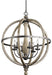 Myhouse Lighting Kichler - 43327DAG - Six Light Chandelier - Evan - Distressed Antique Gray