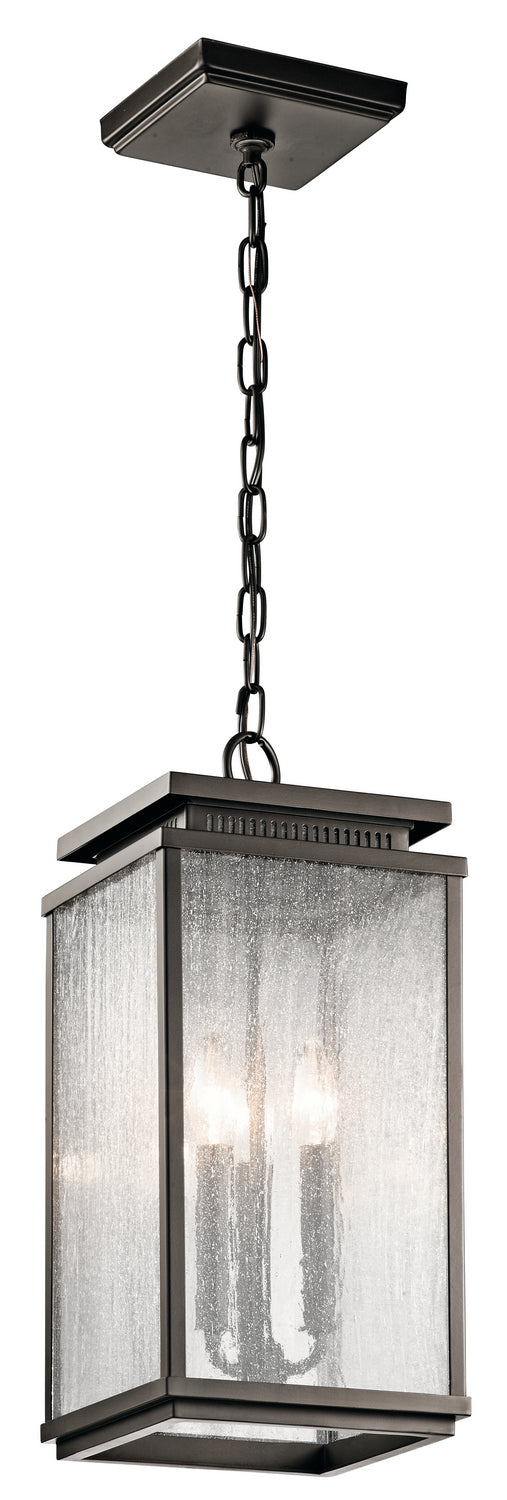 Myhouse Lighting Kichler - 49387OZ - Three Light Outdoor Pendant - Manningham - Olde Bronze