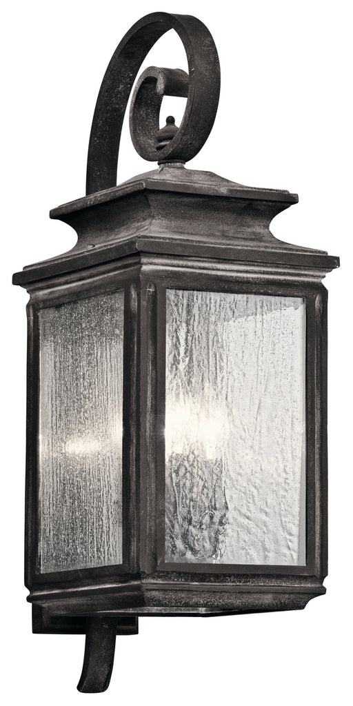 Myhouse Lighting Kichler - 49503WZC - Four Light Outdoor Wall Mount - Wiscombe Park - Weathered Zinc