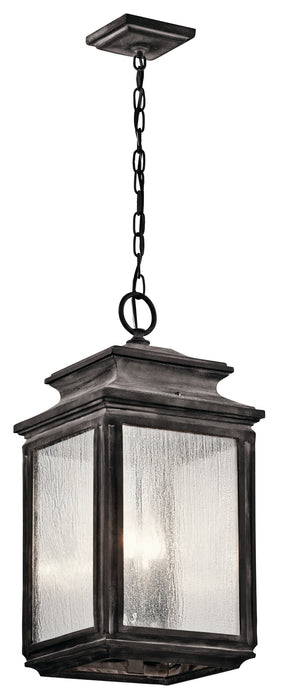 Myhouse Lighting Kichler - 49505WZC - Four Light Outdoor Pendant - Wiscombe Park - Weathered Zinc