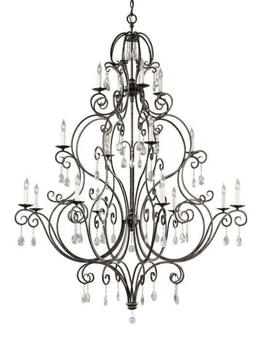 Myhouse Lighting Generation Lighting - F2110/8+4+4MBZ - 16 Light Chandelier - Chateau - Mocha Bronze