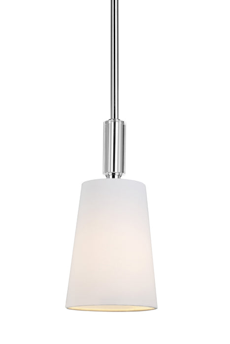 Myhouse Lighting Visual Comfort Studio - P1303PN - One Light Pendant - Lismore - Polished Nickel