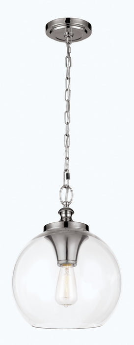 Myhouse Lighting Visual Comfort Studio - P1307PN - One Light Pendant - Tabby - Polished Nickel