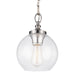 Myhouse Lighting Visual Comfort Studio - P1308BS - One Light Pendant - Tabby - Brushed Steel