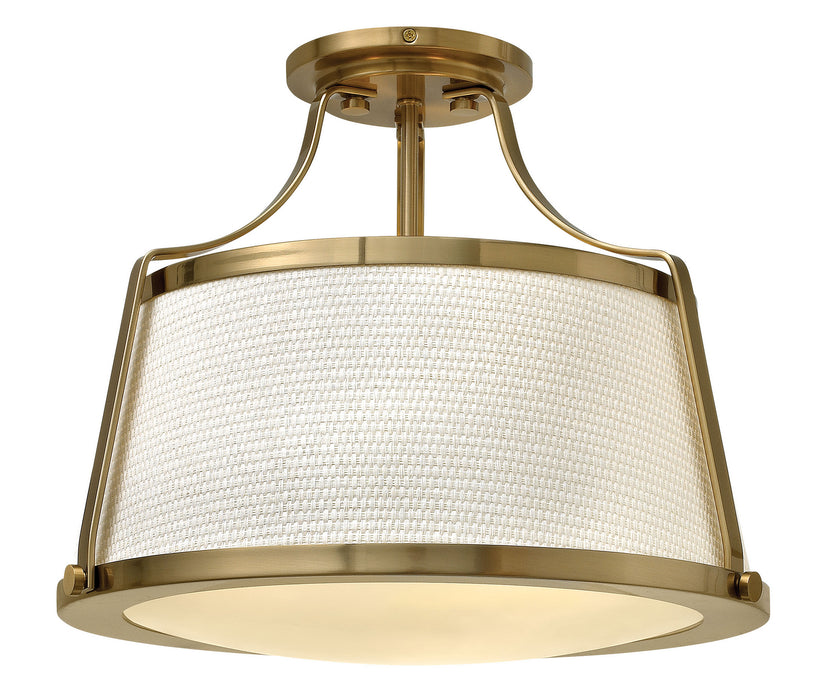 Myhouse Lighting Hinkley - 3521BC - LED Semi-Flush Mount - Charlotte - Brushed Caramel