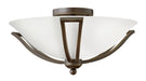 Myhouse Lighting Hinkley - 4660OB-OPAL - LED Flush Mount - Bolla - Olde Bronze