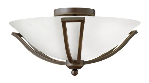 Myhouse Lighting Hinkley - 4660OB-OPAL - LED Flush Mount - Bolla - Olde Bronze