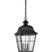 Myhouse Lighting Quoizel - MHE1910K - Three Light Outdoor Hanging Lantern - Millhouse - Mystic Black