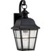 Myhouse Lighting Quoizel - MHE8406K - One Light Outdoor Wall Lantern - Millhouse - Mystic Black