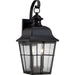 Myhouse Lighting Quoizel - MHE8409K - Two Light Outdoor Wall Lantern - Millhouse - Mystic Black