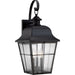 Myhouse Lighting Quoizel - MHE8410K - Three Light Outdoor Wall Lantern - Millhouse - Mystic Black