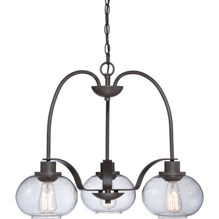 Myhouse Lighting Quoizel - TRG5103OZ - Three Light Chandelier - Trilogy - Old Bronze