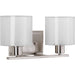 Myhouse Lighting Progress Lighting - P2078-09 - Two Light Bath Bracket - Invite - Brushed Nickel