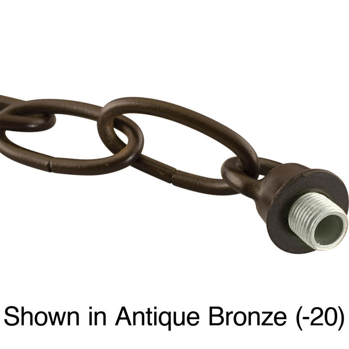 Myhouse Lighting Progress Lighting - P8678-09 - Loop And Chain Hang Kit - Loop & Chain - Brushed Nickel