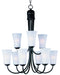 Myhouse Lighting Maxim - 10046FTOI - Nine Light Chandelier - Logan - Oil Rubbed Bronze