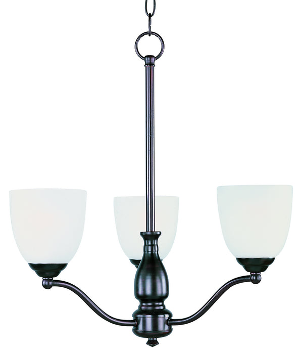 Myhouse Lighting Maxim - 10064FTOI - Three Light Chandelier - Stefan - Oil Rubbed Bronze