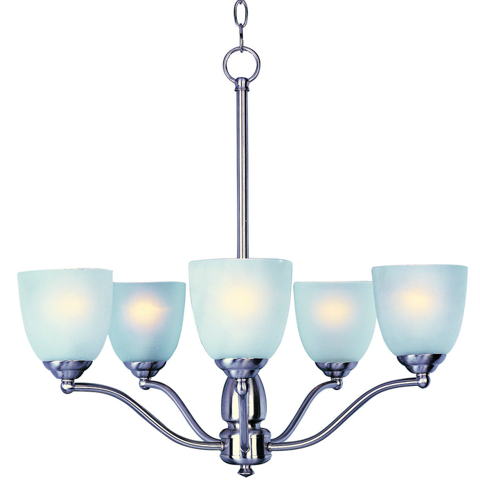 Myhouse Lighting Maxim - 10065FTSN - Five Light Chandelier - Stefan - Satin Nickel