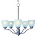 Myhouse Lighting Maxim - 10065FTSN - Five Light Chandelier - Stefan - Satin Nickel