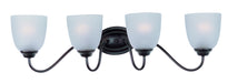 Myhouse Lighting Maxim - 10074FTOI - Four Light Bath Vanity - Stefan - Oil Rubbed Bronze