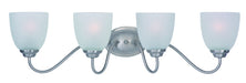 Myhouse Lighting Maxim - 10074FTSN - Four Light Bath Vanity - Stefan - Satin Nickel