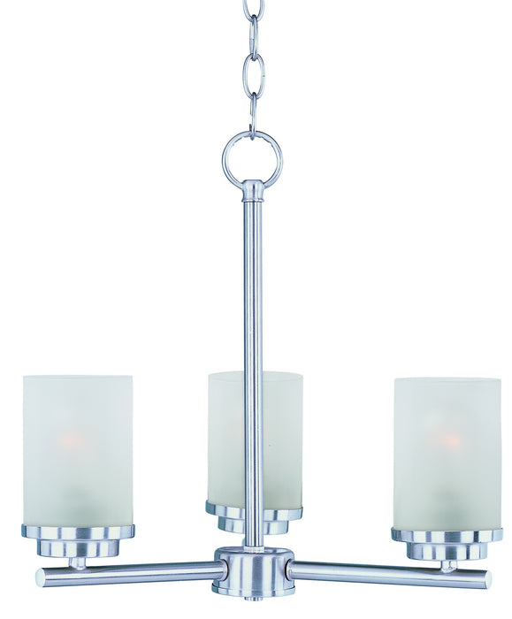 Myhouse Lighting Maxim - 10203FTSN - Three Light Chandelier - Corona - Satin Nickel