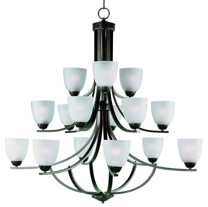 Myhouse Lighting Maxim - 11228FTOI - 15 Light Chandelier - Axis - Oil Rubbed Bronze