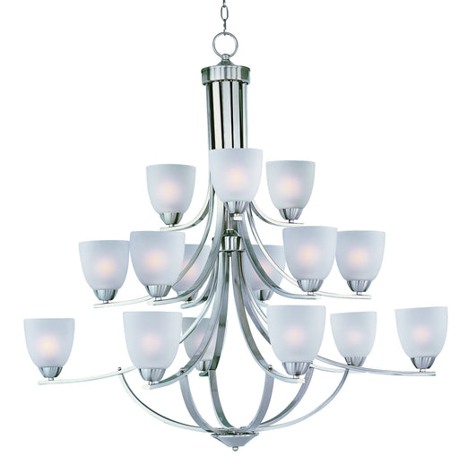 Myhouse Lighting Maxim - 11228FTSN - 15 Light Chandelier - Axis - Satin Nickel