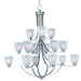 Myhouse Lighting Maxim - 11228FTSN - 15 Light Chandelier - Axis - Satin Nickel