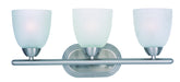 Myhouse Lighting Maxim - 11313FTSN - Three Light Bath Vanity - Axis - Satin Nickel