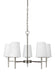 Myhouse Lighting Generation Lighting - 3140405-962 - Five Light Chandelier - Driscoll - Brushed Nickel