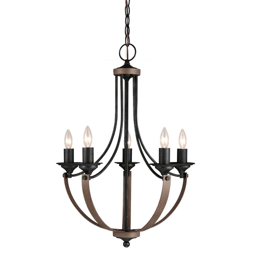 Myhouse Lighting Generation Lighting - 3280405-846 - Five Light Chandelier - Corbeille - Stardust