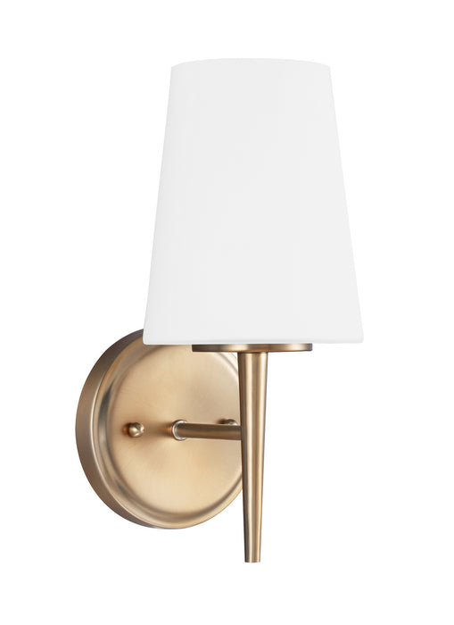 Myhouse Lighting Generation Lighting - 4140401-848 - One Light Wall / Bath Sconce - Driscoll - Satin Brass