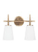 Myhouse Lighting Generation Lighting - 4440402-848 - Two Light Wall / Bath - Driscoll - Satin Brass