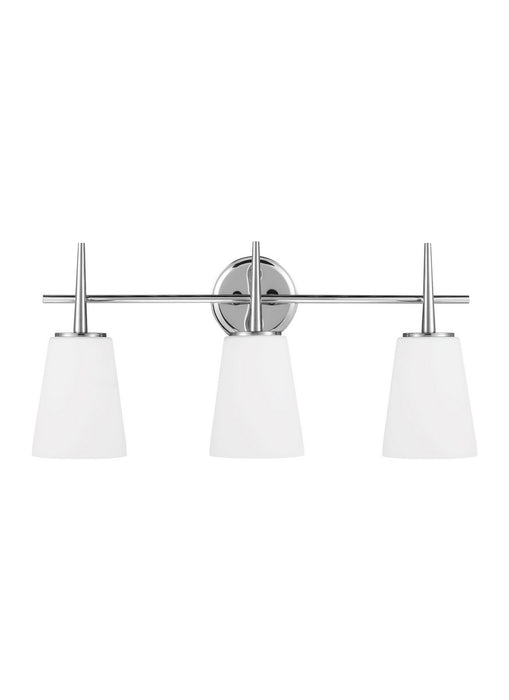 Myhouse Lighting Generation Lighting - 4440403-05 - Three Light Wall / Bath - Driscoll - Chrome