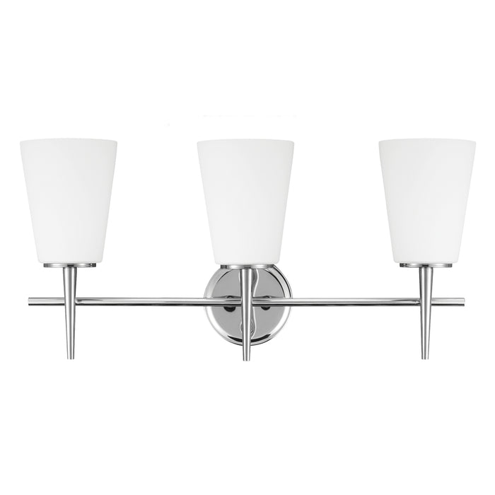 Myhouse Lighting Generation Lighting - 4440403-05 - Three Light Wall / Bath - Driscoll - Chrome