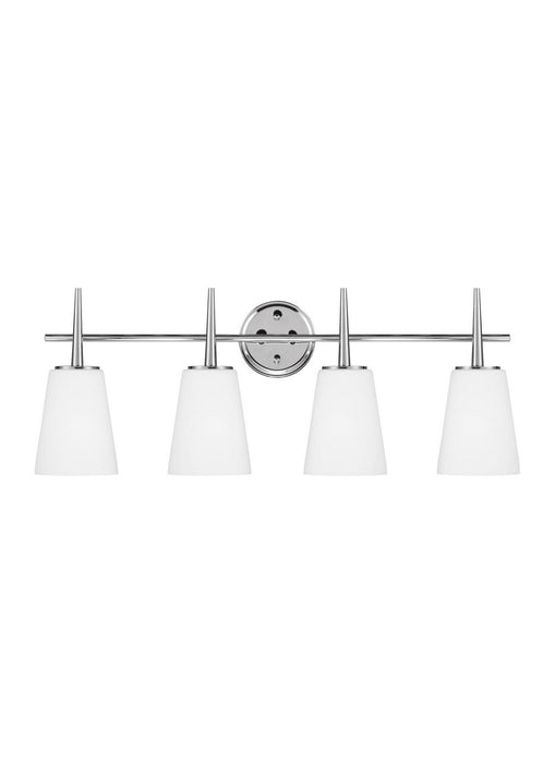 Myhouse Lighting Generation Lighting - 4440404-05 - Four Light Wall / Bath - Driscoll - Chrome