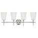 Myhouse Lighting Generation Lighting - 4440404-05 - Four Light Wall / Bath - Driscoll - Chrome