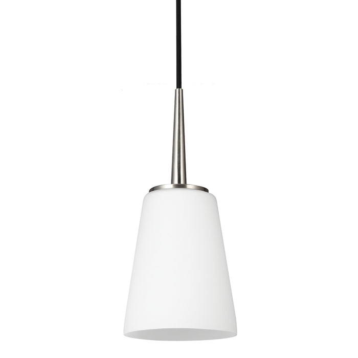 Myhouse Lighting Generation Lighting - 6140401-962 - One Light Mini-Pendant - Driscoll - Brushed Nickel