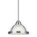 Myhouse Lighting Generation Lighting - 65060-962 - One Light Pendant - Pratt Street Prismatic - Brushed Nickel