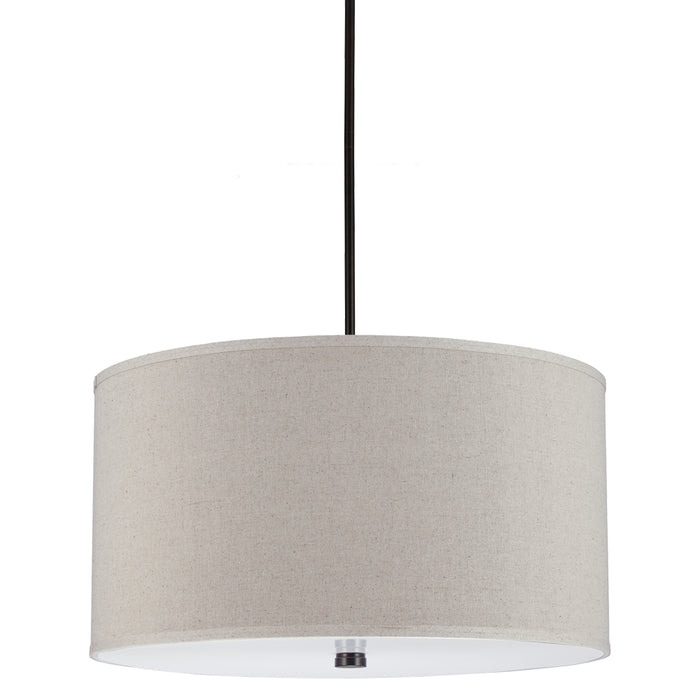 Myhouse Lighting Visual Comfort Studio - 65262-710 - Four Light Pendant - Dayna Shade Pendants - Bronze