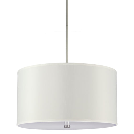 Myhouse Lighting Visual Comfort Studio - 65262-962 - Four Light Pendant - Dayna Shade Pendants - Brushed Nickel