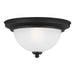 Myhouse Lighting Generation Lighting - 77063-112 - One Light Flush Mount - Geary - Midnight Black